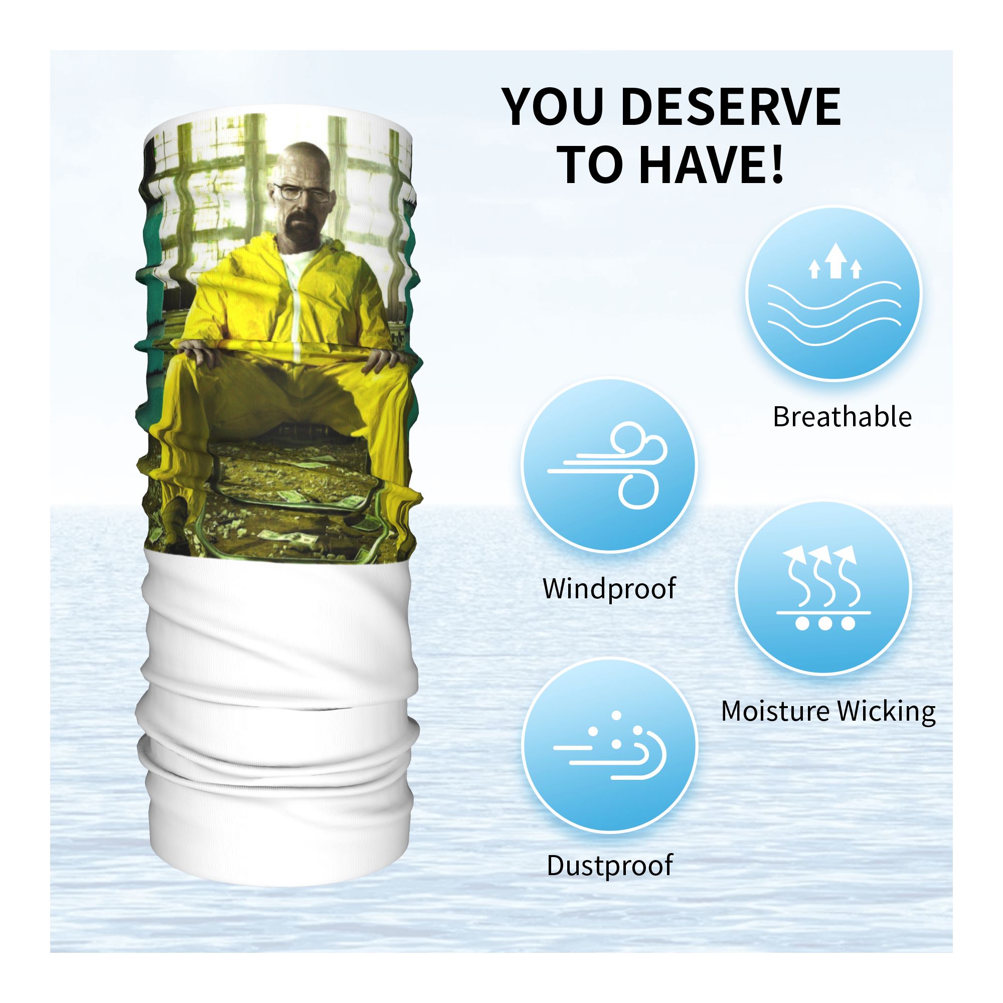 Maßgefertigter Breaking Bad Wa – Neck Gaiter Face Cover Bewertung und Preis